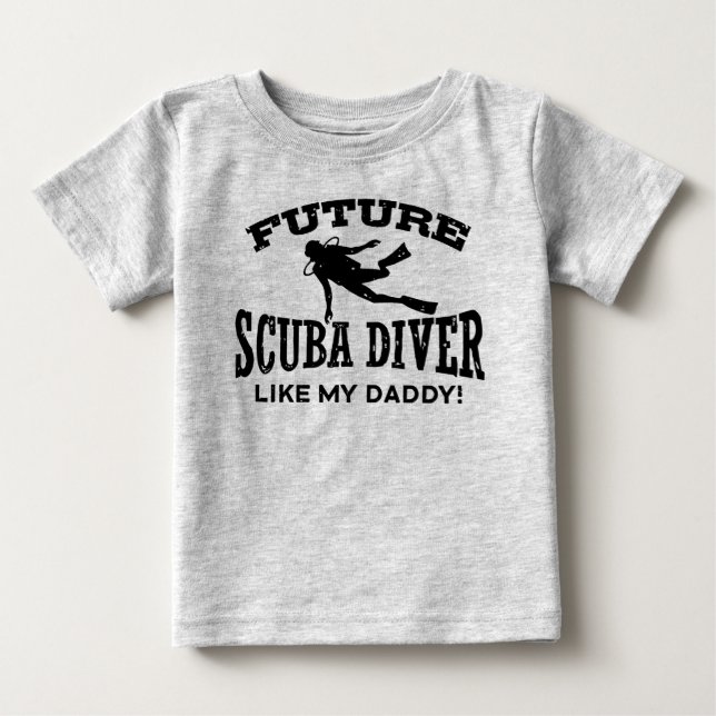 Framtida dykare som min pappa tee (Framsida)