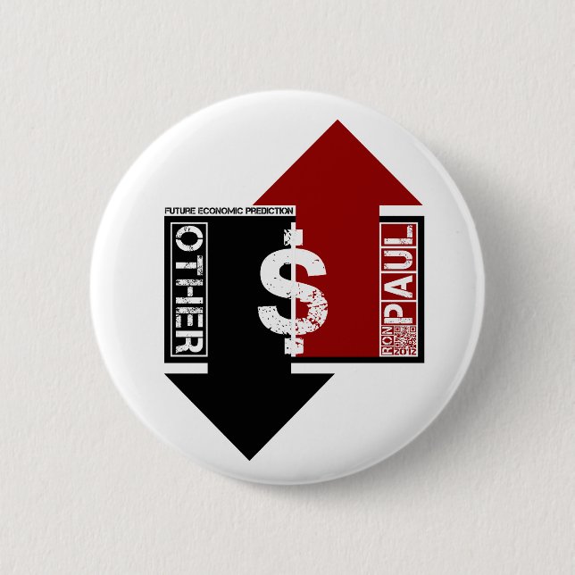 Framtida ekonomisk förutsägelse - Ron Paul klämmer Knapp (Framsida)