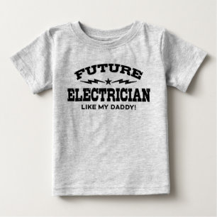 Framtida elektriker som min pappa tee
