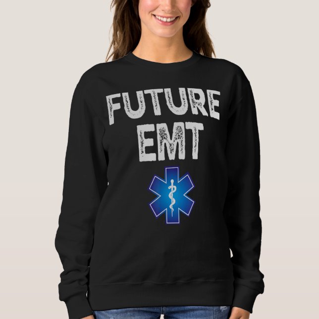 Framtida Emt Student Studenten Ems Medic First Res T Shirt (Framsida)