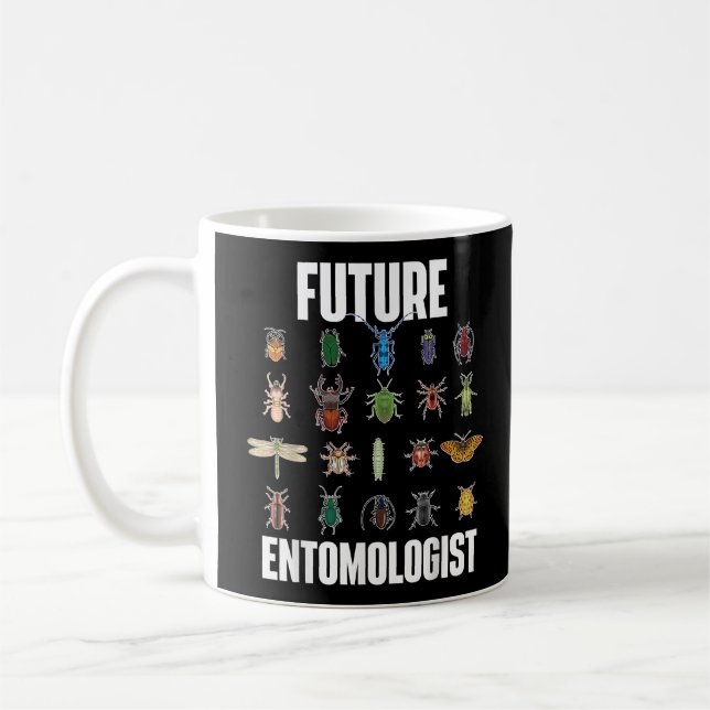 Framtida entomolog - Kryp Collector & Science Kärl Kaffemugg (Vänster)