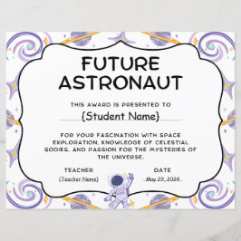 Framtida erkännande av Astronaut Student