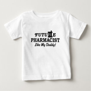 Framtida farmaceut som pappa Baby Bib T Shirt