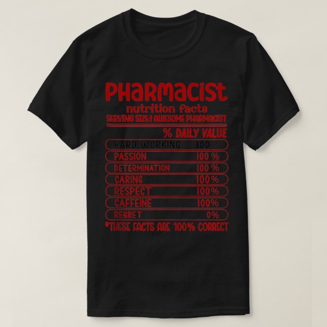 Framtida farmaceutisk Gift för farmaci Doktor Grad T Shirt (Design framsida)