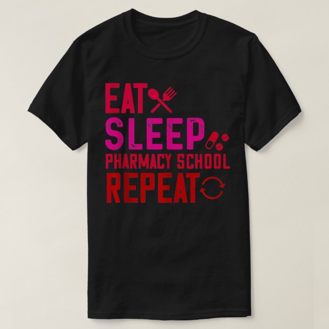Framtida farmaceutisk Gift för farmaci Doktor Grad T Shirt (Design framsida)