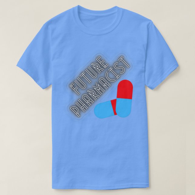 Framtida farmaceutisk lustig gåva i manar, kvinnog t shirt (Design framsida)