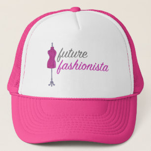 Framtida fashionista som syrar Mode Design Mannequ Keps