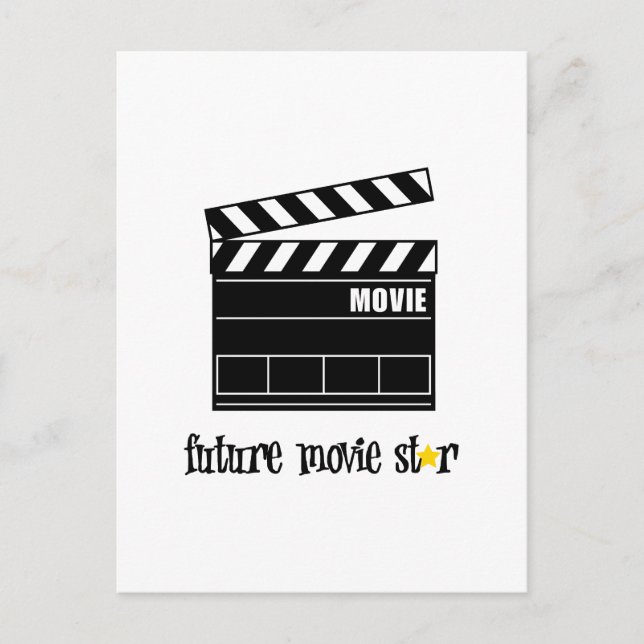 Framtida filmstjärna vykort (Framsida)