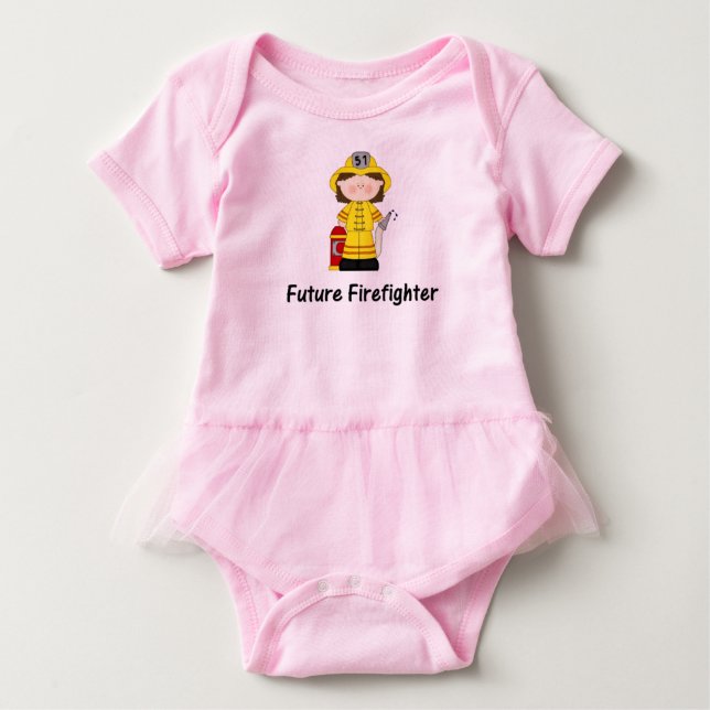 Framtida Firefighter Girl Tröja (Framsida)
