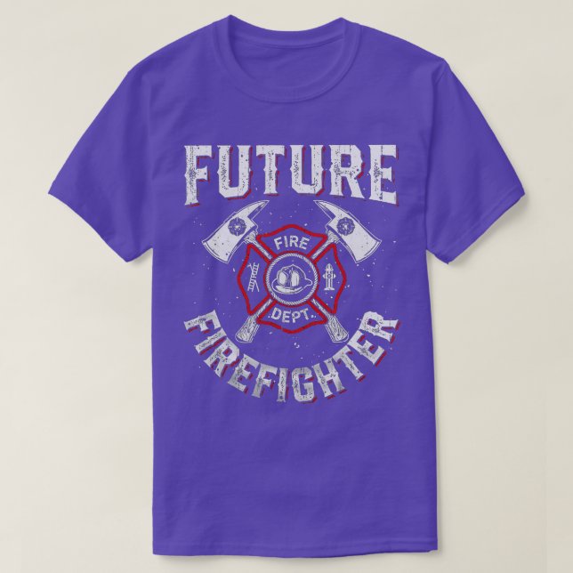 Framtida Firefighter Manar Women Thin Red Line Fir T Shirt (Design framsida)