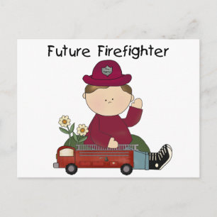 Framtida Firefighter-skjortor och -gåvor Vykort
