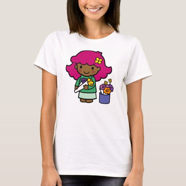 Framtida florist t shirt (Framsida)