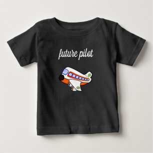 Framtida flygplan för pilotens Tecknad T Shirt
