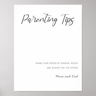 Framtida föräldrars tips om babydusch i mamma och poster