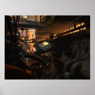 Framtida förband - cyberpunk poster