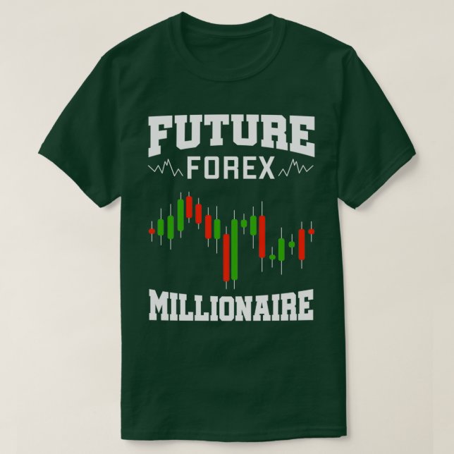 Framtida Forex Millionaire 3 T Shirt (Design framsida)