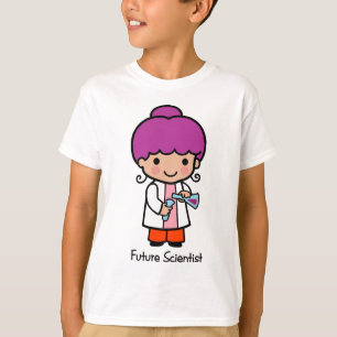 Framtida forskare - flicka t shirt