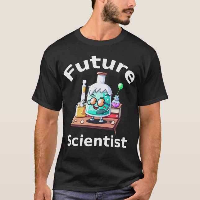 Framtida forskare i Älskare T Shirt (Framsida)