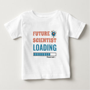Framtida forskare som laddar upp den funktionella t shirt