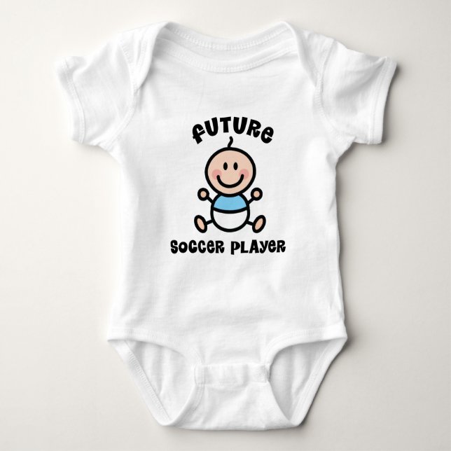 Framtida fotbollsspelare Baby Gift T Shirt (Framsida)
