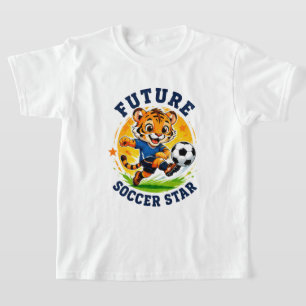 🐯 Framtida fotbollsstjärna mästare ⚽ T Shirt