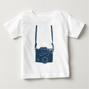 Framtida fotokamera med småbarn, organisk besättni t-shirt