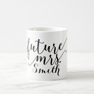 FRAMTIDA Fru. Anpassat namn Personligt Kaffemugg