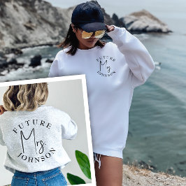 Framtida fru Anpassningsbar Förlovning Gift Trendi T Shirt