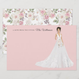 Framtida fru Bride Tack Stationery Brevpapper
