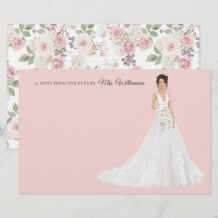 Framtida fru Bride Tack Stationery Brevpapper