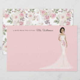 Framtida fru Bride Tack Stationery Brevpapper