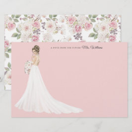Framtida fru Bride Tack Stationery Brevpapper