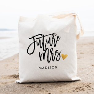 Framtida fru Calligraphy Tygkasse