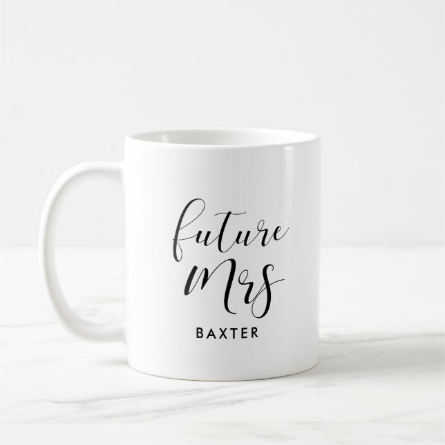 Framtida fru Framtida Bride Kaffemugg (Vänster)