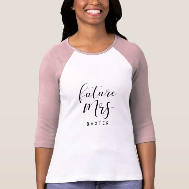 Framtida fru Framtida Bride T Shirt (Framsida)