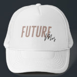 Framtida fru Hat | Bachelorette Hat - Mörkens Rosa Truckerkeps<br><div class="desc">// Behöver du hjälp med att anpassa din design? Har andra idéer? Kontakta mig gärna på: zoe@gorjodesigns.com</div>
