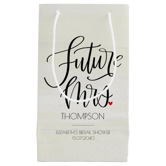 Framtida fru Modern Calligraphy-Möhippa (Framsidan)