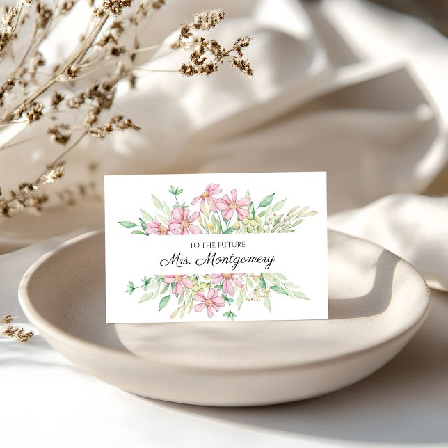 Framtida fru Möhippa Blommigt-Grattisar Kort (Skapare uppladdad)