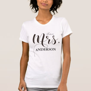 Framtida Fru Personifiera Calligraphy Tee