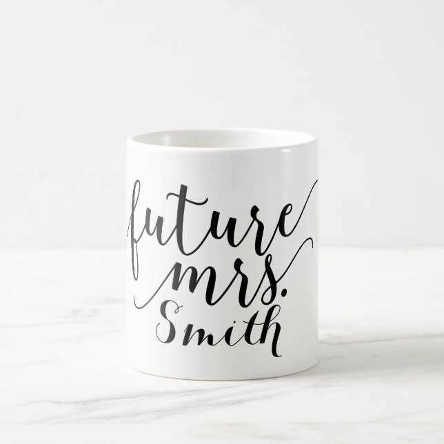 FRAMTIDA FRU. Personlig för eget namn Kaffemugg (Center)