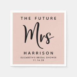 Framtida fru Personlig Möhippa för  Rosa Pappersservett