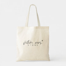 Framtida fru Personligt bröllp Tote Bag Bride