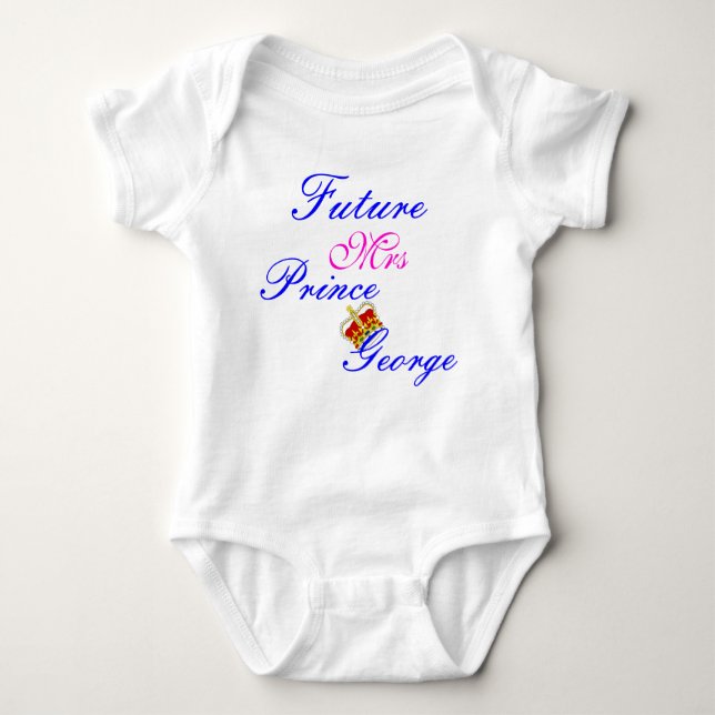 framtida fru prince george baby tshirt tee (Framsida)