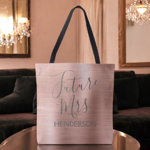 Framtida fru Ro Guld,  Rosa Modern Metall Tygkasse