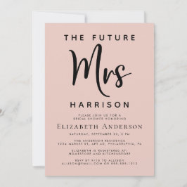 Framtida fru  Rosa Möhippa Inbjudningar