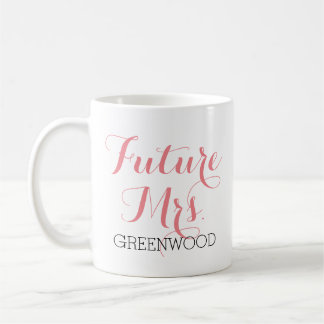 Framtida Fru Rosa Skriva Kaffemugg