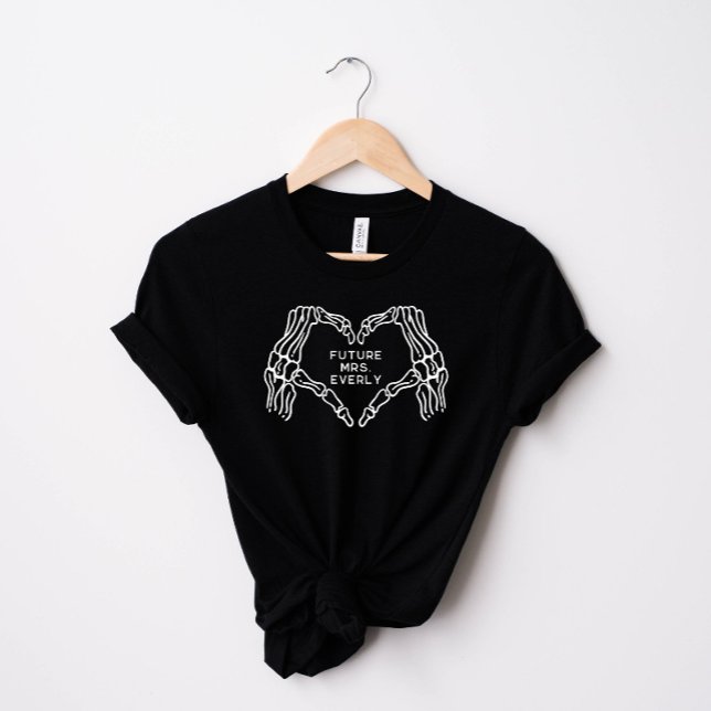 Framtida fru Women Shirts Gothic Skeleton Händer T Shirt (Skapare uppladdad)