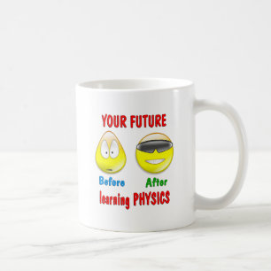 Framtida fysik kaffemugg
