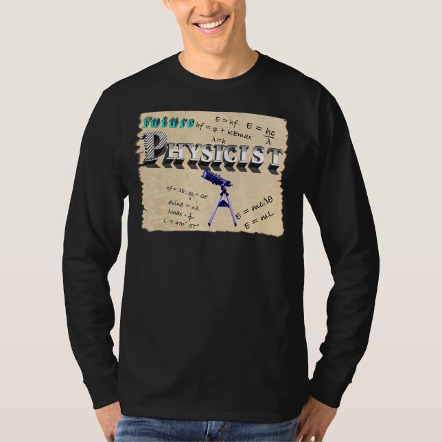 Framtida fysikfysik t shirt (Framsida)