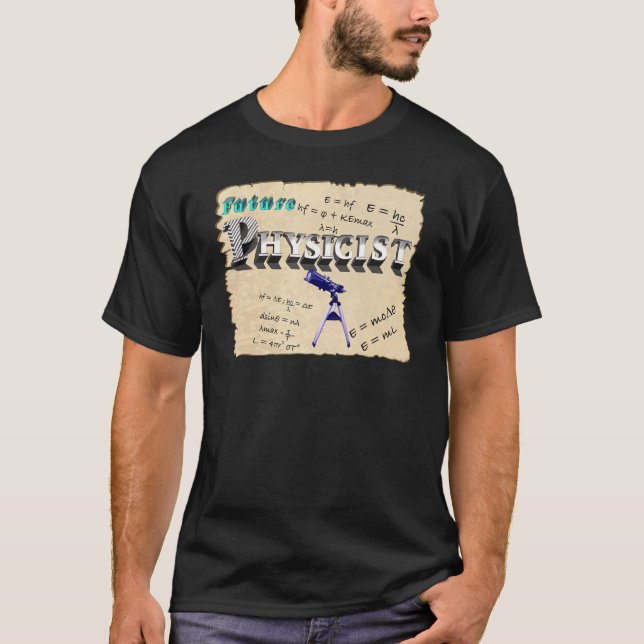 Framtida fysikfysik t shirt (Framsida)